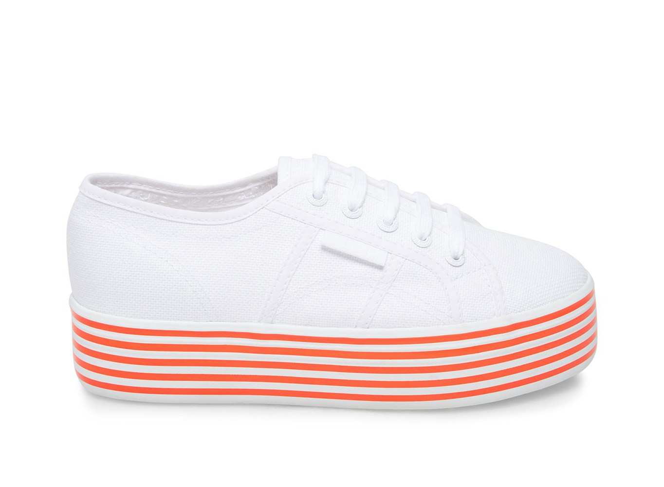 Platform Feminino Branco - Superga 2790 Multicolor Cotw - GCRJB-3759